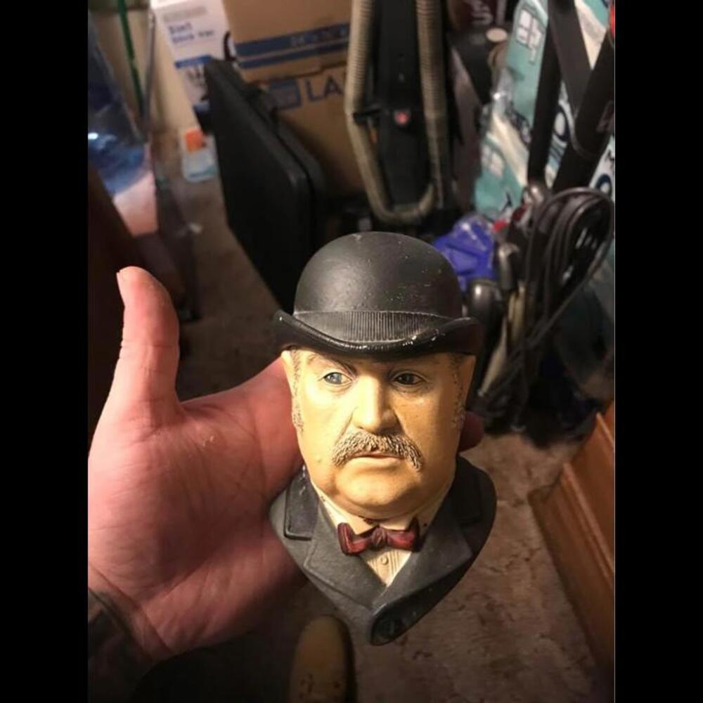 "Dr. Watson" and "Sherlock Holmes"  By Bossons Chalk Head Made in England 1984